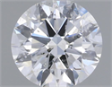 Natural Diamond 0.40 Carats, Round with Excellent Cut, F Color, I1 Clarity and Certified by GIA