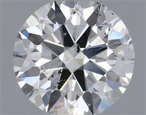 Foto Diamante Natural 0.59 quilates, Redondo , Color H, claridad SI2 y certificado GIA de