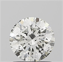 Natural Diamond 0.90 Carats, Round with Excellent Cut, I Color, SI2 Clarity and Certified by IGI