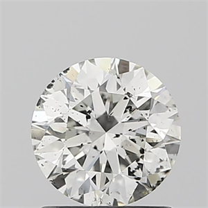 Picture of Natural Diamond 0.90 Carats, Round with Excellent Cut, I Color, SI2 Clarity and Certified by IGI