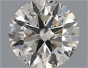 Natural Diamond 0.90 Carats, Round with Excellent Cut, L Color, SI2 Clarity and Certified by IGI