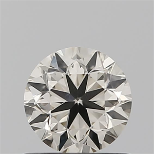 Picture of Natural Diamond 0.70 Carats, Round with Very Good Cut, L Color, VVS2 Clarity and Certified by IGI