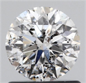 Diamante Natural 0.76 quilates, Redondo , Color E, claridad I1 y certificado IGI