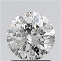 Natural Diamond 1.51 Carats, Round with Very Good Cut, E Color, I1 Clarity and Certified by IGI