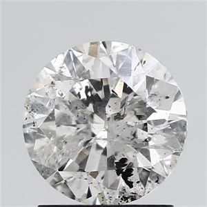 Picture of Natural Diamond 1.51 Carats, Round with Very Good Cut, E Color, I1 Clarity and Certified by IGI