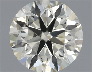 Picture of Natural Diamond 0.90 Carats, Round with Very Good Cut, L Color, VS1 Clarity and Certified by IGI