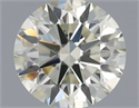 Natural Diamond 0.70 Carats, Round with Excellent Cut, M Color, VS1 Clarity and Certified by IGI