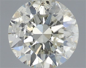 Picture of Natural Diamond 0.50 Carats, Round with Excellent Cut, L Color, I1 Clarity and Certified by IGI