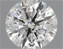Natural Diamond 0.70 Carats, Round with Very Good Cut, I Color, I1 Clarity and Certified by IGI