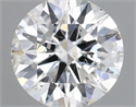 Natural Diamond 0.70 Carats, Round with Excellent Cut, I Color, I1 Clarity and Certified by IGI