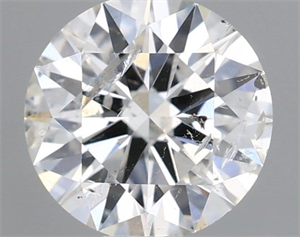 Picture of Natural Diamond 0.70 Carats, Round with Excellent Cut, I Color, I1 Clarity and Certified by IGI