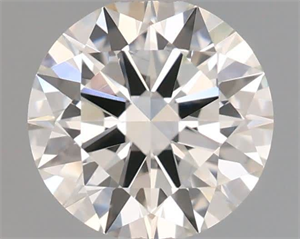 Picture of Natural Diamond 0.60 Carats, Round with Excellent Cut, H Color, VS1 Clarity and Certified by GIA