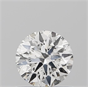Natural Diamond 0.55 Carats, Round with Excellent Cut, G Color, SI2 Clarity and Certified by IGI