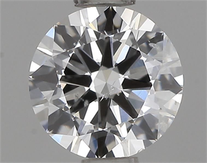 Picture of Natural Diamond 0.70 Carats, Round with Very Good Cut, E Color, SI2 Clarity and Certified by GIA