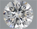 Natural Diamond 0.75 Carats, Round with Excellent Cut, H Color, SI2 Clarity and Certified by GIA