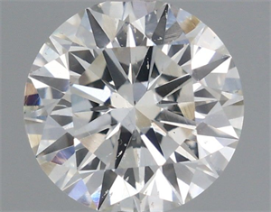 Picture of Natural Diamond 0.75 Carats, Round with Excellent Cut, H Color, SI2 Clarity and Certified by GIA