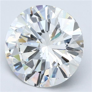 Picture of Natural Diamond 4.80 Carats, Round with Very Good Cut, D Color, VVS2 Clarity and Certified by GIA