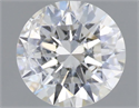 Natural Diamond 0.60 Carats, Round with Excellent Cut, D Color, I1 Clarity and Certified by IGI