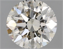 Natural Diamond 0.51 Carats, Round with Very Good Cut, M Color, SI1 Clarity and Certified by GIA