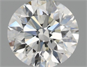 Natural Diamond 0.90 Carats, Round with Excellent Cut, G Color, VVS1 Clarity and Certified by IGI