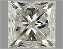 Natural Diamond 0.90 Carats, Princess with  Cut, J Color, VVS2 Clarity and Certified by IGI
