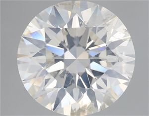 Picture of Natural Diamond 3.19 Carats, Round with Excellent Cut, H Color, SI2 Clarity and Certified by IGI