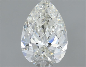 Picture of Natural Diamond 1.06 Carats, Pear with  Cut, H Color, IF Clarity and Certified by IGI