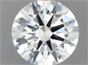 Natural Diamond 0.70 Carats, Round with Excellent Cut, I Color, IF Clarity and Certified by GIA