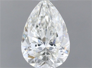 Foto Diamante Natural 0.51 quilates, De pera , Color H, claridad SI2 y certificado GIA de