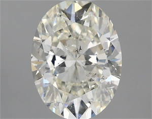 Picture of Natural Diamond 1.51 Carats, Oval with  Cut, I Color, SI2 Clarity and Certified by IGI