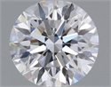 Diamante Natural 0.61 quilates, Redondo , Color D, claridad VVS2 y certificado GIA