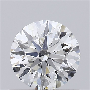 Foto Diamante Natural 0.56 quilates, Redondo , Color G, claridad SI1 y certificado GIA de