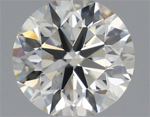 Picture of Natural Diamond 0.70 Carats, Round with Excellent Cut, I Color, VS2 Clarity and Certified by IGI