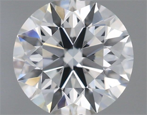 Picture of Natural Diamond 0.42 Carats, Round with Excellent Cut, G Color, VVS1 Clarity and Certified by IGI