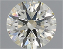 Natural Diamond 0.71 Carats, Round with Excellent Cut, K Color, VS1 Clarity and Certified by IGI
