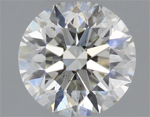 Picture of Natural Diamond 0.41 Carats, Round with Excellent Cut, H Color, SI1 Clarity and Certified by IGI