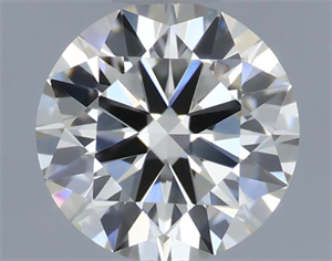 Picture of Natural Diamond 0.44 Carats, Round with Excellent Cut, I Color, VS1 Clarity and Certified by IGI