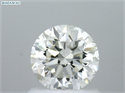 Natural Diamond 0.91 Carats, Round with Excellent Cut, I Color, VS2 Clarity and Certified by GIA