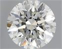 Natural Diamond 0.70 Carats, Round with Very Good Cut, L Color, VVS2 Clarity and Certified by GIA