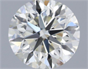 Natural Diamond 0.70 Carats, Round with Very Good Cut, L Color, VVS1 Clarity and Certified by GIA