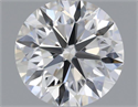 Natural Diamond 0.70 Carats, Round with Very Good Cut, H Color, VVS2 Clarity and Certified by GIA