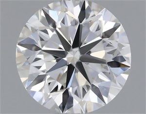 Picture of Natural Diamond 0.70 Carats, Round with Very Good Cut, H Color, VVS2 Clarity and Certified by GIA