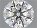 Natural Diamond 0.70 Carats, Round with Very Good Cut, J Color, VVS1 Clarity and Certified by GIA
