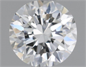 Natural Diamond 0.70 Carats, Round with Excellent Cut, H Color, VVS2 Clarity and Certified by GIA