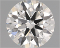 Natural Diamond 0.70 Carats, Round with Excellent Cut, J Color, VVS2 Clarity and Certified by GIA