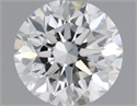 Natural Diamond 0.70 Carats, Round with Very Good Cut, H Color, VVS2 Clarity and Certified by GIA