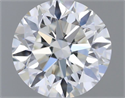 Natural Diamond 0.70 Carats, Round with Very Good Cut, I Color, VVS2 Clarity and Certified by GIA