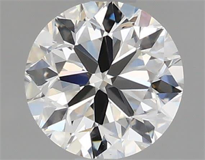 Picture of Natural Diamond 0.70 Carats, Round with Very Good Cut, I Color, VS1 Clarity and Certified by GIA