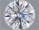 Natural Diamond 0.70 Carats, Round with Very Good Cut, I Color, VVS2 Clarity and Certified by GIA