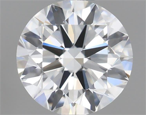 Picture of Natural Diamond 0.70 Carats, Round with Excellent Cut, I Color, VVS2 Clarity and Certified by GIA